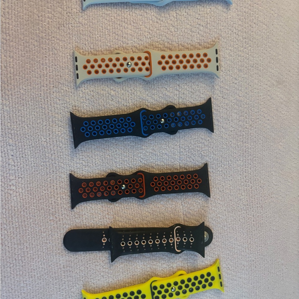Multicolor Sports Wristbands for Smartwatches